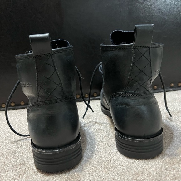Cole Haan Leather Combat Boots - Picture 3 of 6